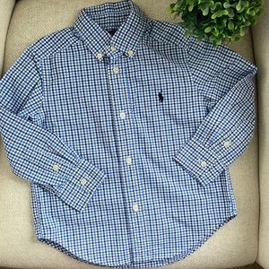 Ralph Lauren boys 3T button down collared shirt